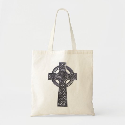 Celtic Cross - Silver Tote Bag (Voorkant)