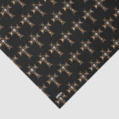 Celtic Cross & Skull (Gold) Tissuepapier (Detail)