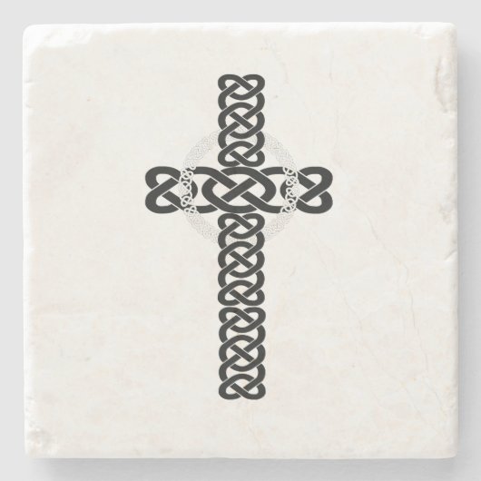 Celtic Cross Stone Onderzetter (Voorkant)