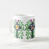 Celtic Cross, Sun en Phoenix Koffiemok (Voorkant links)