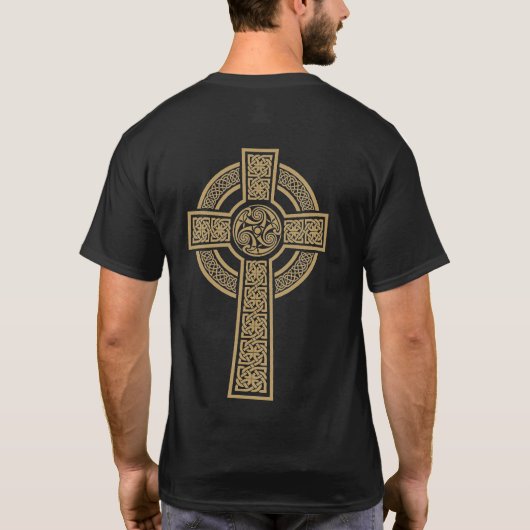 Celtic Cross van Bannigan Artworks T-shirt (Achterkant)