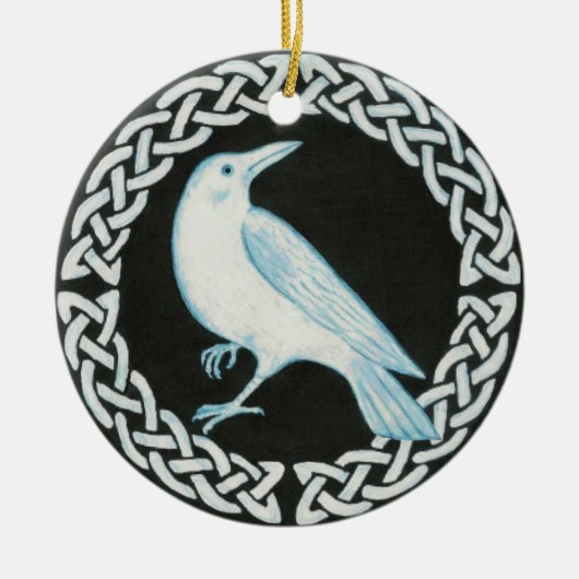 Celtic Crow Ornament (Voorkant)