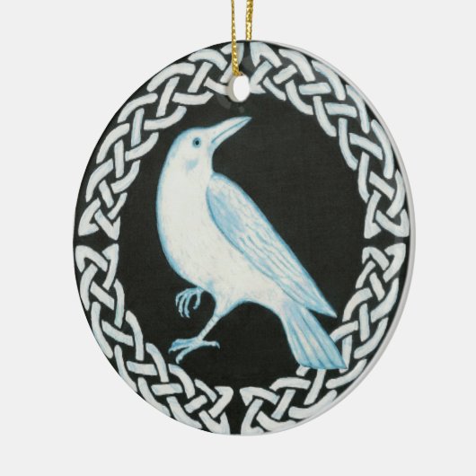 Celtic Crow Ornament (Links)