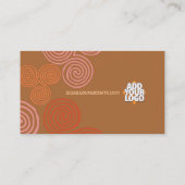 Celtic Curl Swirl Visitekaartje (Achterkant)