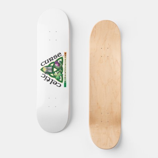 Celtic Curse Skateboard dek (Voorkant)