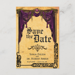 Celtic Curtain Wedding Sparen de uitnodiging van d