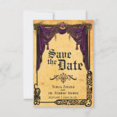 Celtic Curtain Wedding Sparen de uitnodiging van d (Voorkant)