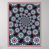 Celtic Daisies Pattern Poster (Voorkant)