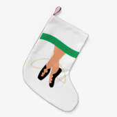 Celtic Dance Kerstmis Stocking Kleine Kerstsok (Voorkant (Hangend))