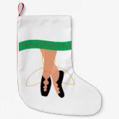 Celtic Dance Kerstmis Stocking Kleine Kerstsok (Voorkant)
