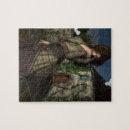 Celtic Dancer Girl Legpuzzel (Horizontaal)