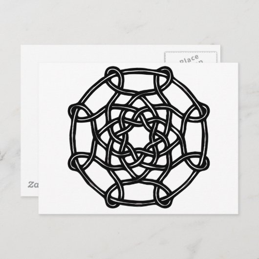 Celtic Design - Basic Round Knot Briefkaart (Voorkant / Achterkant)