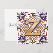 Celtic Design Letter Z (Voorkant / Achterkant)