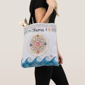 Celtic Design over Blue Zee Tote Bag (Dichtbij)