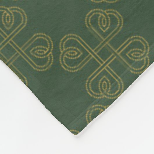 Celtic Design Pattern Fleece Deken (Hoek)