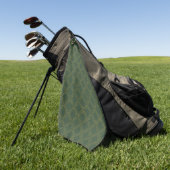 Celtic Design Pattern Golfhanddoek (Groen)