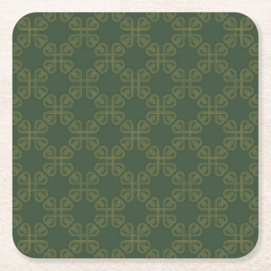 Celtic Design Pattern Kartonnen Onderzetters (Voorkant)