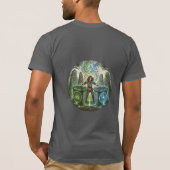 Celtic DJ Ritual Illustratie T-Shirt (Achterkant)