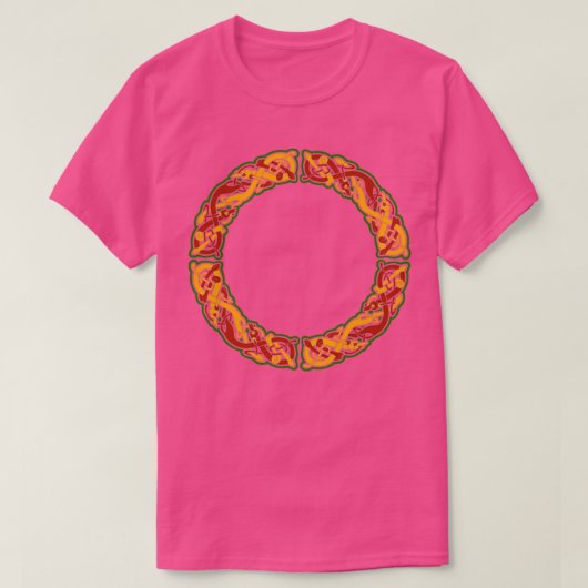 Celtic Dog round design T-shirt (Design voorkant)