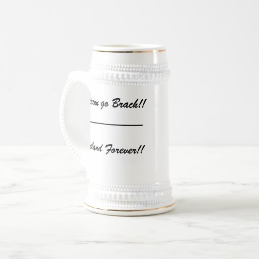 Celtic Dog stein Bierpul (Voorkant links)