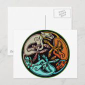 Celtic Dogs Briefkaart (Voorkant / Achterkant)