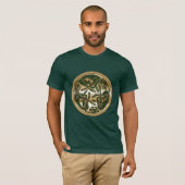 CELTIC DOGS CIRCLE T-Shirt Collectie (Voorkant volledig)
