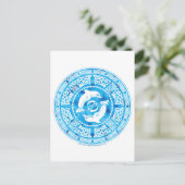 Celtic Dolphin Briefkaart (Staand voorkant)
