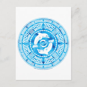 Celtic Dolphin Briefkaart