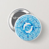 Celtic Dolphin Ronde Button 5,7 Cm (Voorkant /achterkant)