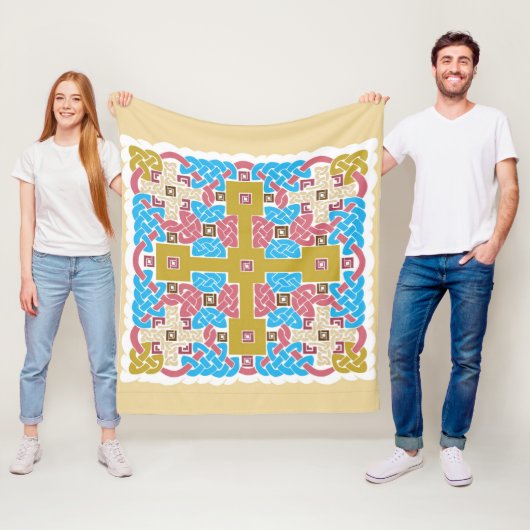 Celtic Donegal Fleece Deken (In situ)