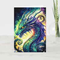 Celtic Dragon Alle Gelegenheid Wenskaart