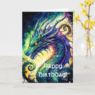 Celtic Dragon Birthday Wenskaart Kaart