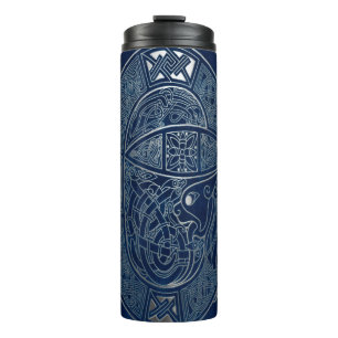 Celtic Dragon Blue Thermosbeker