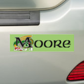 Celtic Dragon-Bumpersticker van Moore Bumpersticker (Op auto)
