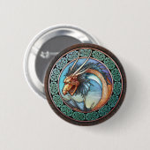 Celtic Dragon Button (Voorkant /achterkant)