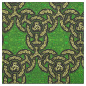 Celtic Dragon chain Grande in Dark Green Stof (Swatch)