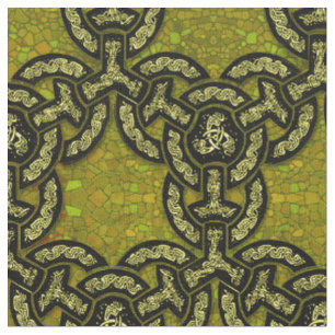 Celtic Dragon Chain of Dark Gold Stof