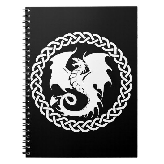 Celtic Dragon Circle Notitieboek (Voorkant)