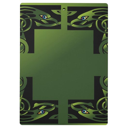 Celtic Dragon Clipboard Klembord (Achterkant)