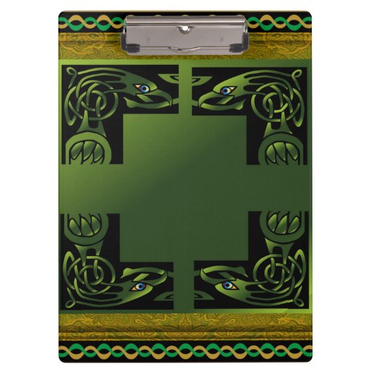 Celtic Dragon Clipboard Klembord (Voorkant)
