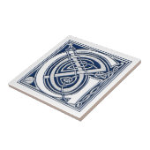 Celtic Dragon Initiaal G Tegeltje (Zijkant)
