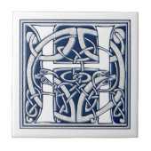 Celtic Dragon Initiaal H Tegeltje (Voorkant)