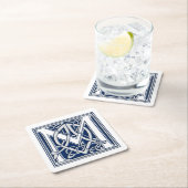 Celtic Dragon Initiaal M Kartonnen Onderzetters (Insitu)