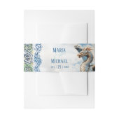 Celtic Dragon Invitation Belly Band Uitnodigingen Wikkel (Voorkant Voorbeeld)