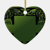 Celtic Dragon Keramisch Ornament (Voorkant)