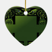 Celtic Dragon Keramisch Ornament (Achterkant)
