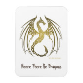 Celtic Dragon Magnet Magneet (Verticaal)