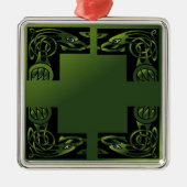 Celtic Dragon Metalen Ornament (Voorkant)