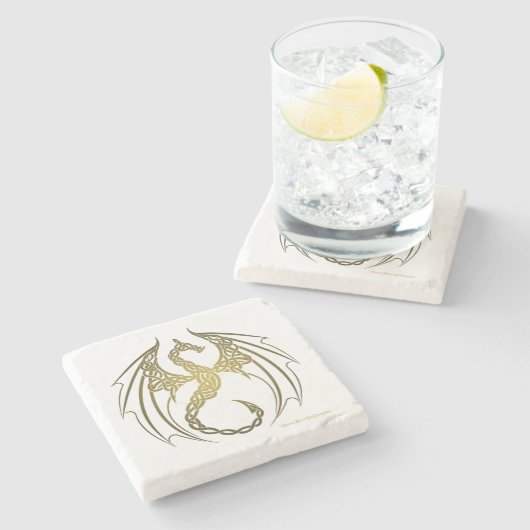 Celtic Dragon Onderzetter (Zijkant)