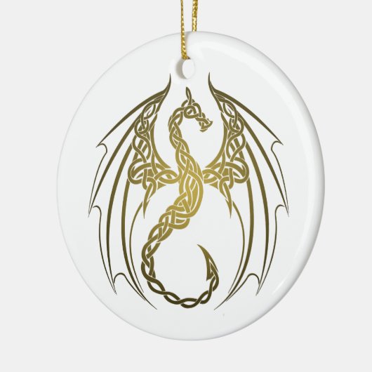 Celtic Dragon Ornament (Links)